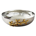 Golden Vine Collection Hammered Salad Bowl